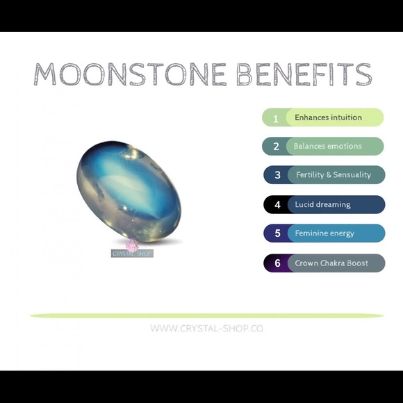 Genuine Rainbow Moonstone Bracelet - Picture 2 of 3